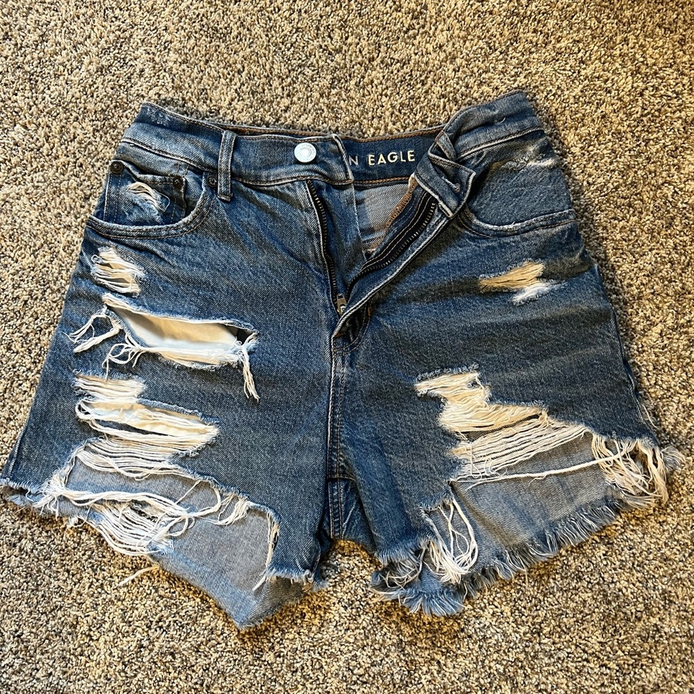 American Eagle Distressed Jean Shorts